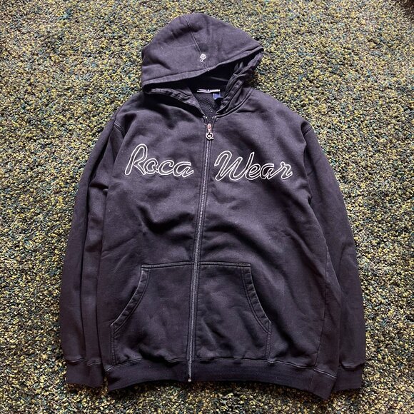 Rocawear Black Zip Up Hoodie (XL) - Picture 1 of 4